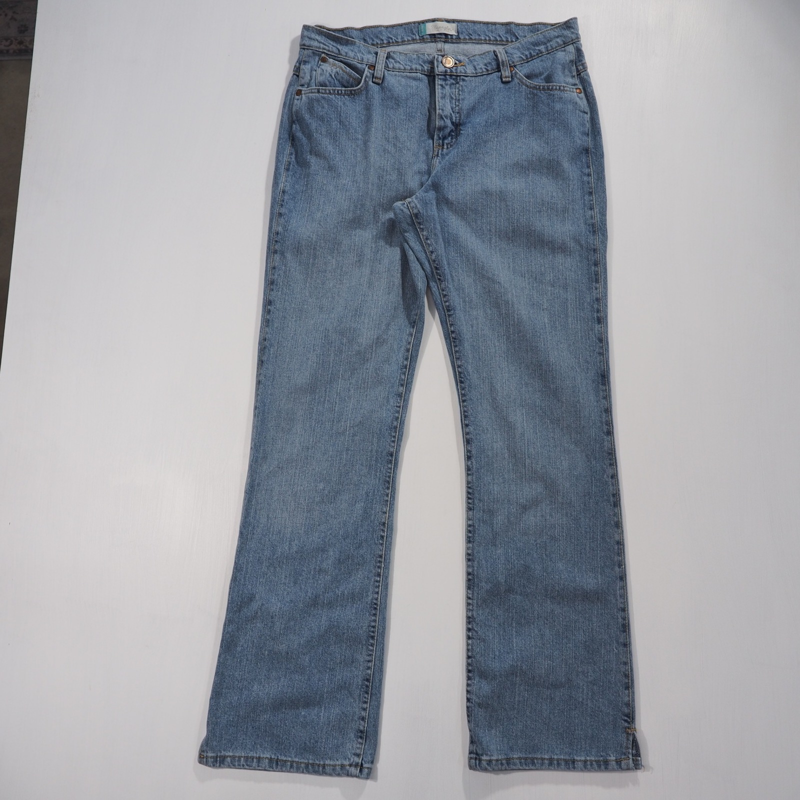 Wrangler Blue Jeans Cowgirl Cut Cash 11/12 34x32 Western Bootcut Rodeo Riding
